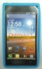 Funda gel silicona Lg Optimus L7  p700/p705 azul claro