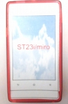 Funda gel silicona Sony xperia Miro st23i