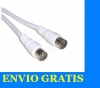 CABLE DE ANTENA 1.5M MACHO-HEMBRA BLANCA